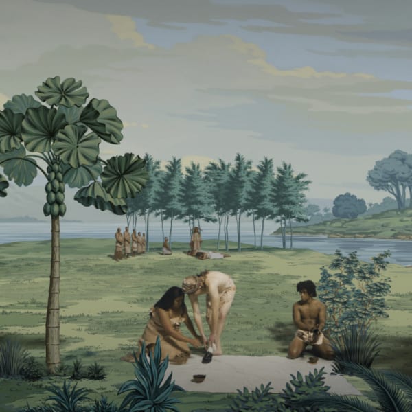 Lisa Reihana, Curious Death Rites, Mangaian Bride (18550), 2017