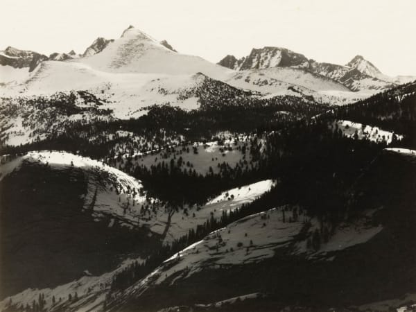 Ansel Adams, The Abode of Snow, from Glacier Point, Yosemite Valley, c. 1925