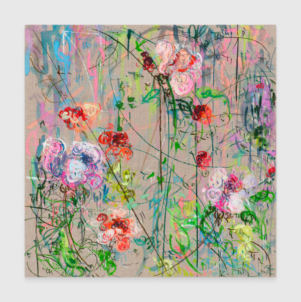 Kysa Johnson, Ghosts In Common - Necessary Beauty - Subatomic Decay Patterns and Cultivated Roses 2, 2023