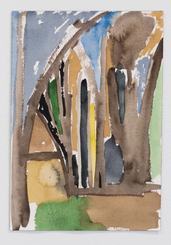 Leslie Baum, Plein air watercolor 27, 2018-2021