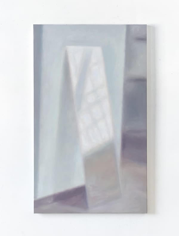 Brendan Getz, a mirror in the room and an open window, 2021