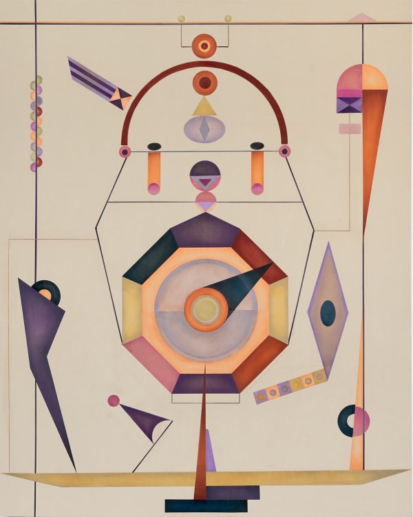 Hilma's Ghost, Automatic Theorem Painting #5, 2022