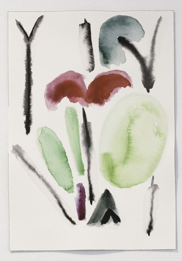 Leslie Baum, Plein air watercolor 4, 2018-2021