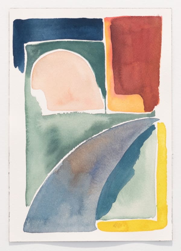 Leslie Baum, Plein air watercolor 12, 2018-2021