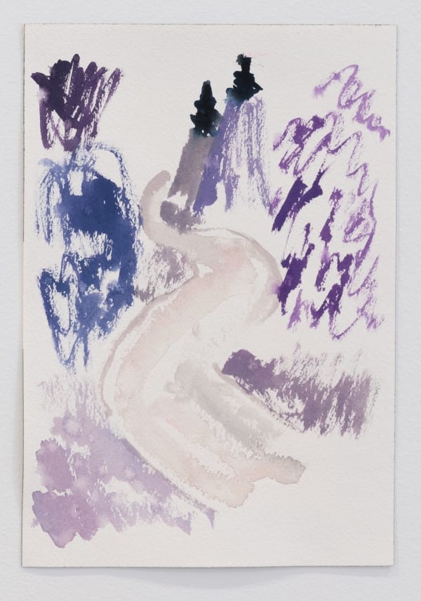 Leslie Baum, Plein air watercolor 46, 2018-2021