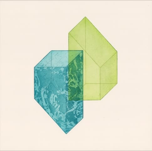 Rachel Duckhouse Canberra iii, 2019 Etching (Copperplate hardground etching with aquatint on Arches Blanc paper) 15.25 x 15.25 inches