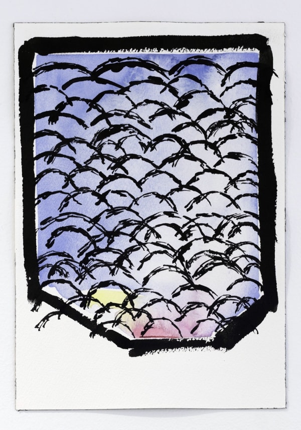 Leslie Baum, Plein air watercolor 5, 2018-2021