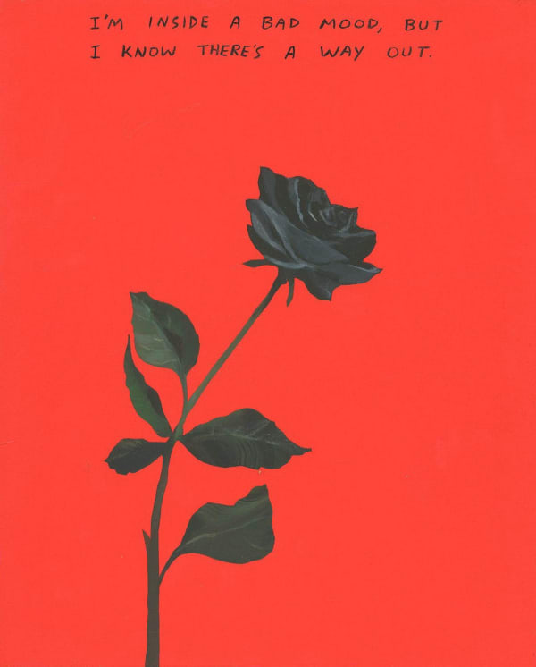 Michael Dumontier & Neil Farber I'm inside a bad mood, but I know there's a way out., 2024 Acrylic on board 10 x 8 inches