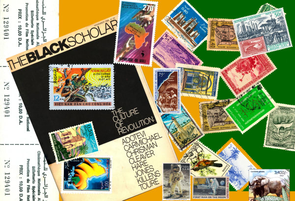 Stamps and the Black Scholar (from the series For a Brief Moment the World Was on Fire...), 2019