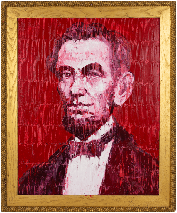 Hunt Slonem, Lincoln, 2018