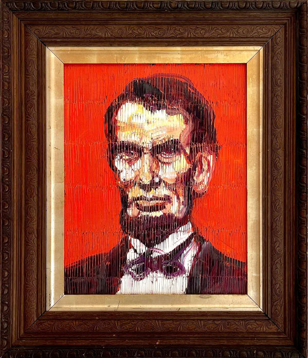Hunt Slonem, President Lincoln, 2020