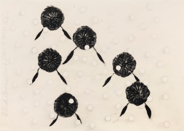 Donald Sultan, Black Camelias Nov 5 2020, 2020