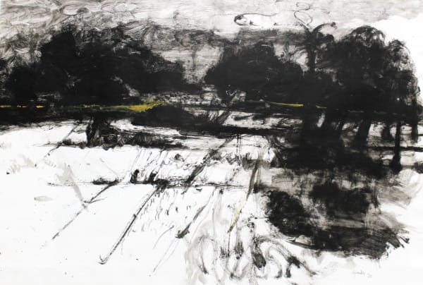 Jagath Weerasinghe Under the Dark Sky 3, 2020 Acrylic on Paper 61 x 91 cm 24 x 35 7/8 in