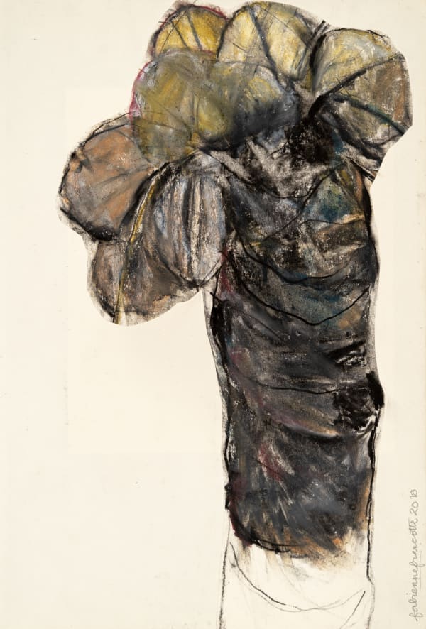Fabienne Francotte Naked, 2020 Mixed Media on Paper 25 x 17 cm 9 7/8 x 6 3/4 in