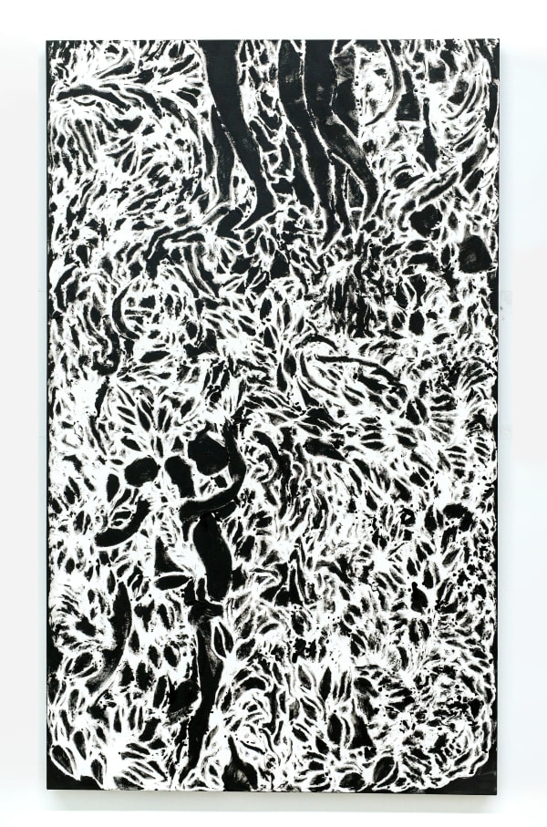 Chandraguptha Thenuwara Screen II, 2025 Acrylic on Canvas 153 x 91 cm 60 1/4 x 35 7/8 in