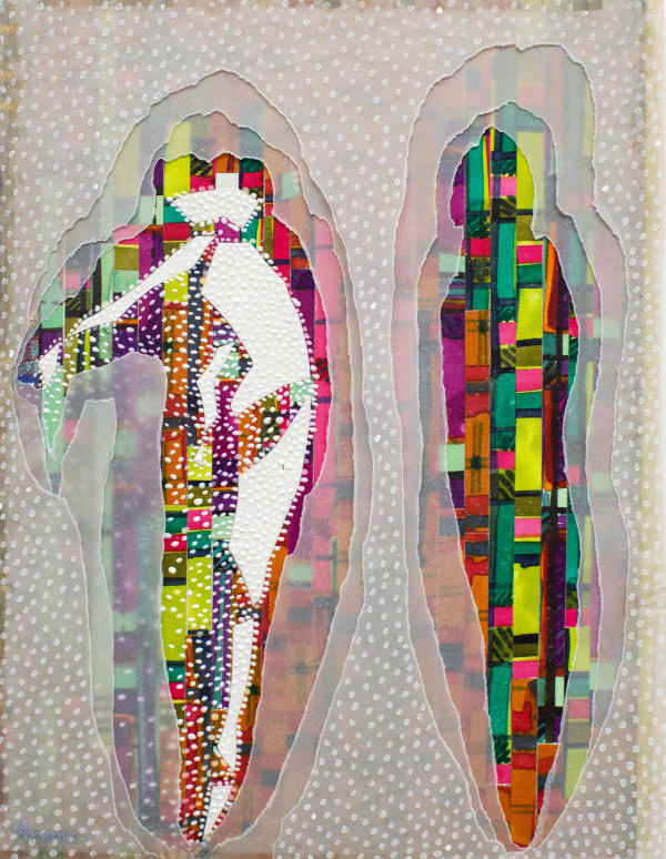 Anoma Wijewardene IS IT YOU ? , 2019 Mixed Media on Paper 35 x 27 cm 13 3/4 x 10 5/8 in