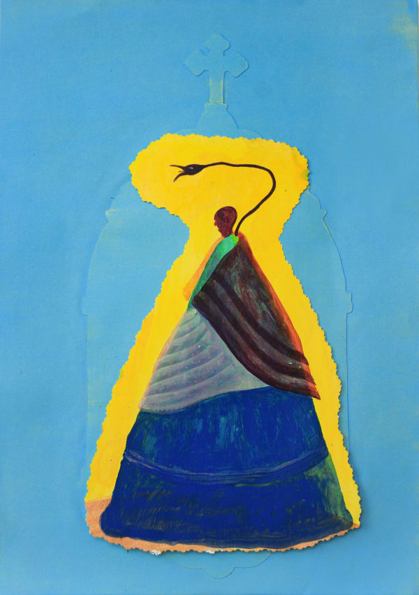 Sivasubramaniam Kajendran Untitled II, 2024 Mixed Media on Paper 41 x 27 cm 16 1/8 x 10 5/8 in