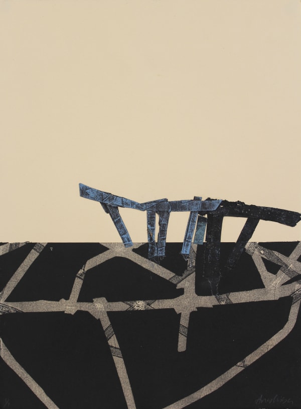 Anushiya Sundaralingam Crossings 20, 2025 Mixed media on Paper 38 x 28 cm 15 x 11 in