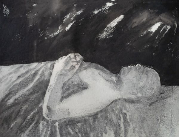 Chandra Bhattacharjee Untitled, 2024 Dry Pastel on Paper 58.9 x 78.7 cm 23 1/4 x 31 in