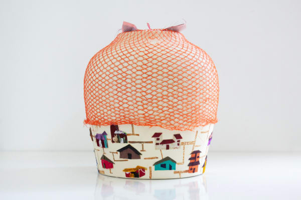 Hema Shironi Untitled, 2023 Mixed Media on Clay Ginger Jar 20 cm x 22 cm x 22 cm
