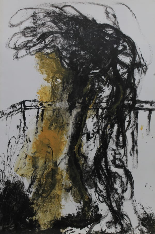 Jagath Weerasinghe On a Forsaken Land 3, 2020 Acrylic on Paper 91 x 61 cm 35 7/8 x 24 in