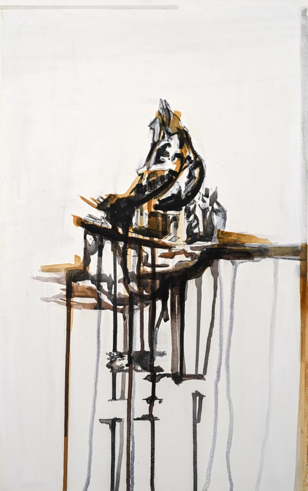 Anushiya Sundaralingam Hope 1, 2025 Mixed Media on Paper 54 x 33 cm 21 1/4 x 13 in