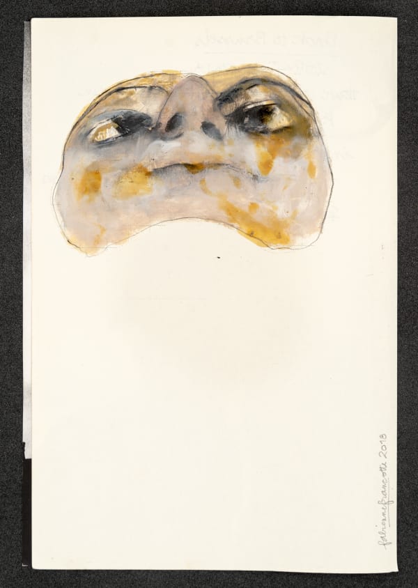 Fabienne Francotte b.1959Factory Girls On The Way to Work, 2020 Mixed Media on Paper 24 x 17 cm 9 1/2 x 6 3/4 in