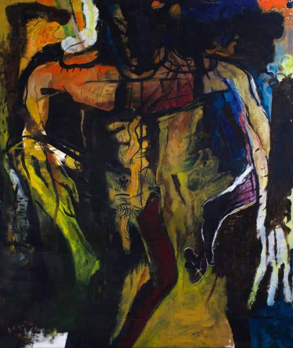 Jagath Weerasinghe Dancing Shiva, 1995 Acrylic on Canvas 91 x 76 cm 35 7/8 x 29 7/8 in