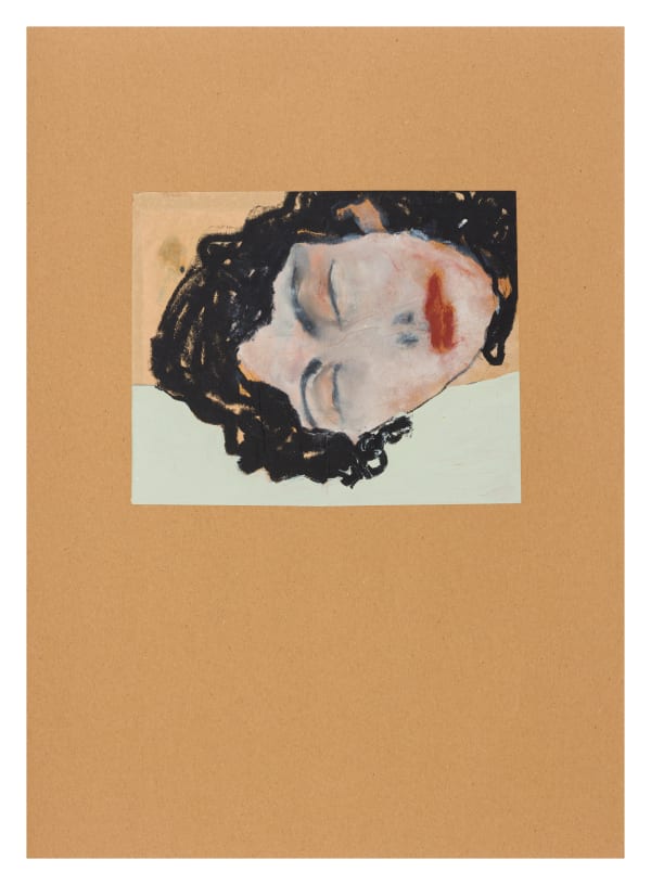 Fabienne Francotte My Makeup is Wrong 6, 2024 Mixed Media on Board 51 x 38 cm 20 1/8 x 15 in