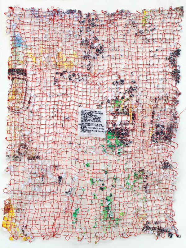 Hema Shironi SALE SALE Story SALE III, 2022 Stitched Printed Paper 36 x 26 cm 14 1/8 x 10 1/4 in
