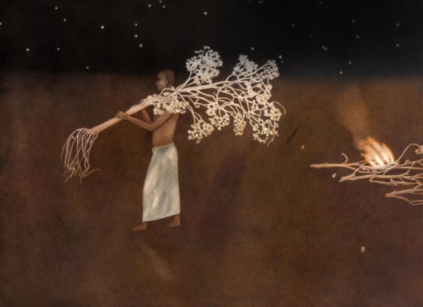 Chandra Bhattacharjee Untitled, 2025 Acrylic on Canvas 91.4 x 127 cm 36 x 50 in