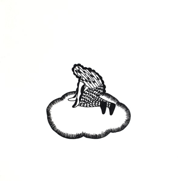 Arjuna Gunarathne Day to Day 19, 2008 Pen on Paper 14cm x 14cm 5 1/2 x 5 1/2 in