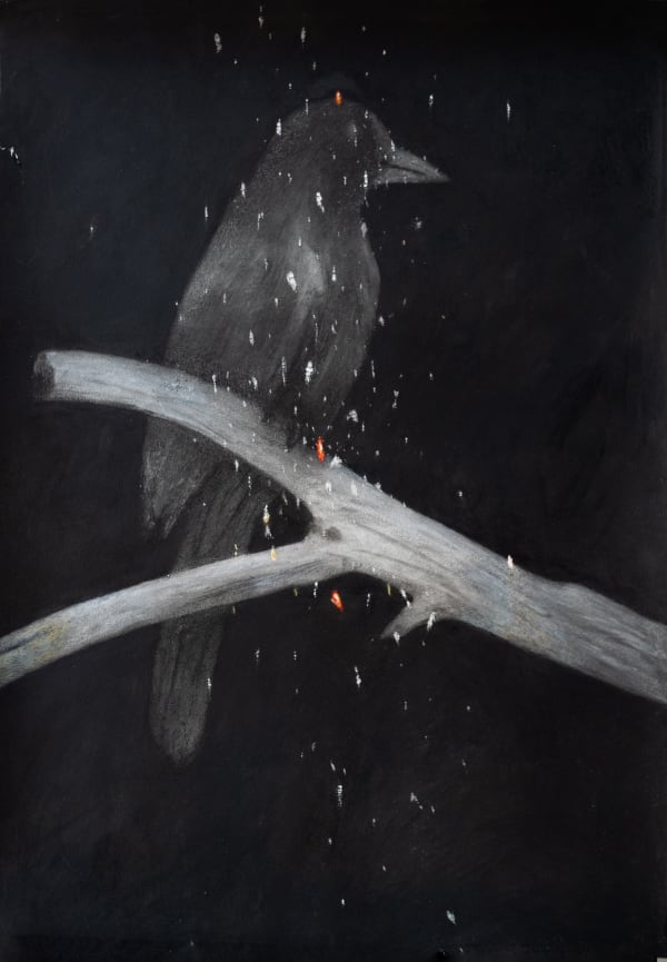 Chandra Bhattacharjee Untitled, 2024 Dry Pastel on Paper 110 x 75 cm 43 1/4 x 29 1/2 in