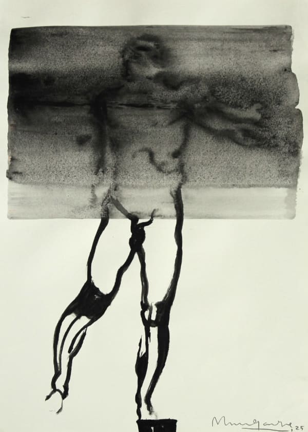 Manaram Gamage Figure 37, 2025 Acrylic on Paper 42 x 30 cm 16 1/2 x 11 3/4 in