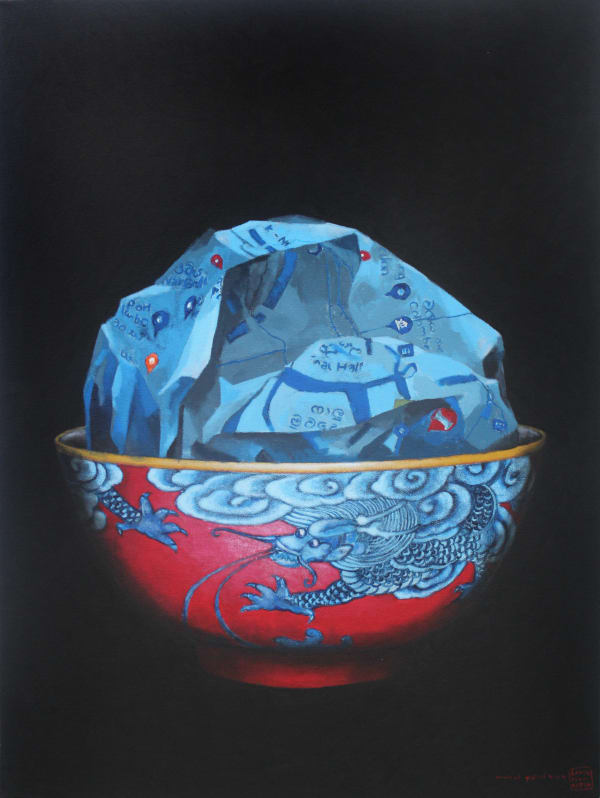 Gayan Prageeth Inedible XII, 2024 Acrylic on Canvas 81 x 61 cm 31 7/8 x 24 in