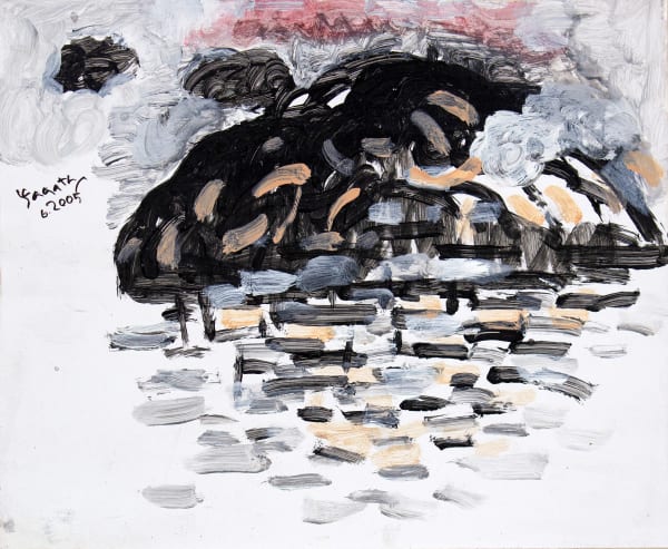 Jagath Weerasinghe Dambulla II, 2005 Acrylic On Paper 37 x 30 cm 14 5/8 x 11 3/4 in