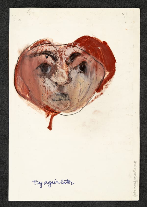 Fabienne Francotte 25, 2020 Mixed Media on Paper 25 x 17 cm 9 7/8 x 6 3/4 in