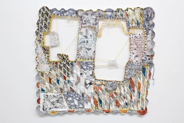 Sabeen Omar Fleeting Temples, 2022 Mixed Media 32 x 33 cm 12 5/8 x 13 in