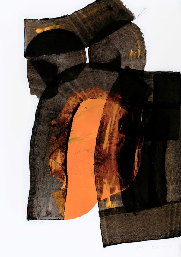 Kingsley Gunatillake IN-BETWEEN II, 2018 Acrylic on Paper 101cm x 73cm