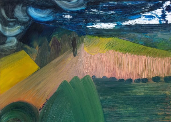 Arjuna Gunarathne Boundaries 2, 2019 Oil on Canvas 50 x 70 cm 19 3/4 x 27 1/2 in