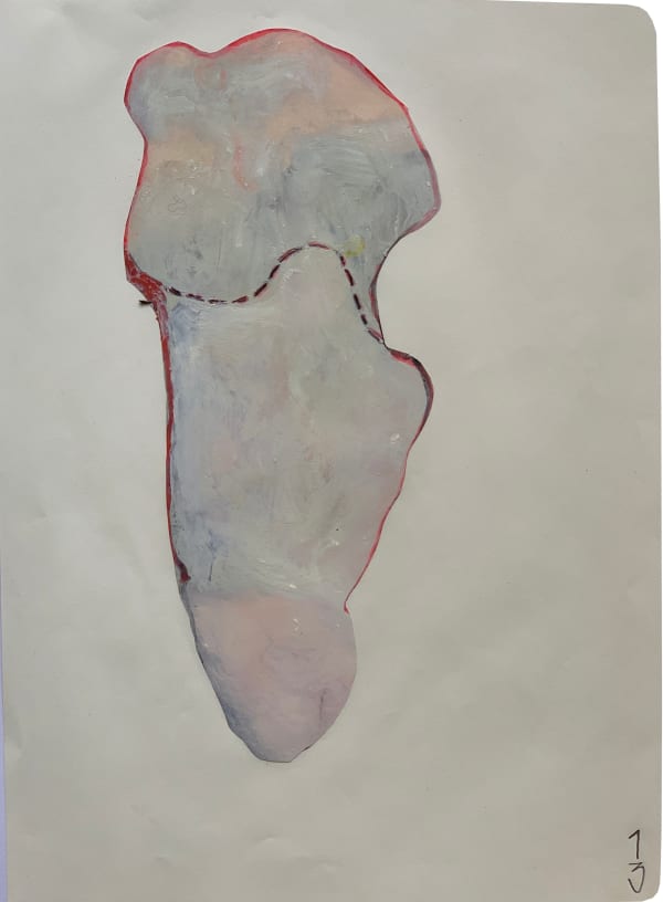 Fabienne Francotte Drawing 13, 2022 Mixed Media on Paper 25 x 18 cm 9 7/8 x 7 1/8 in