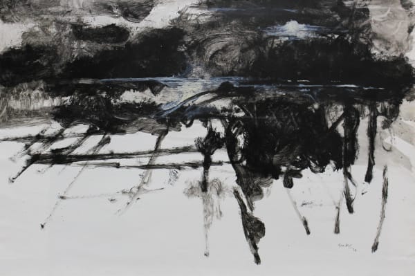 Jagath Weerasinghe Under the Dark Sky 4, 2020 Acrylic on Paper 61 x 91 cm 24 x 36 in