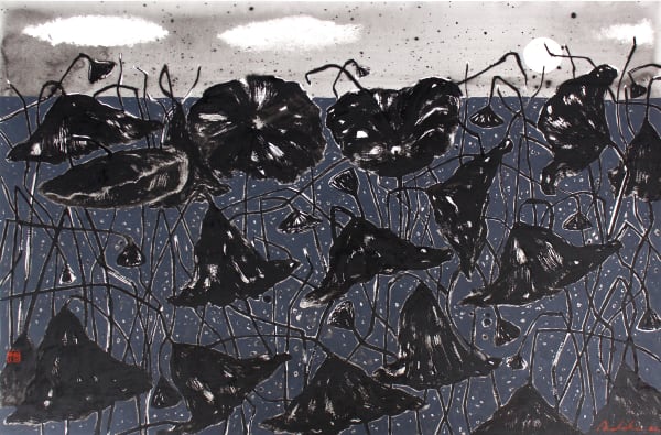 Nuwan Nalaka Sansāra 09, 2020 Watercolour on Fabriano Paper 75 x 105 cm 29 1/2 x 41 3/8 in