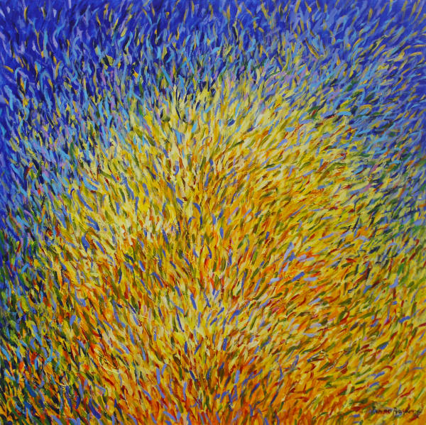 Ruwan Prasanna Kaze No Iro XIX, 2023 Acrylic on Canvas 76 x 76 cm 29 7/8 x 29 7/8 in