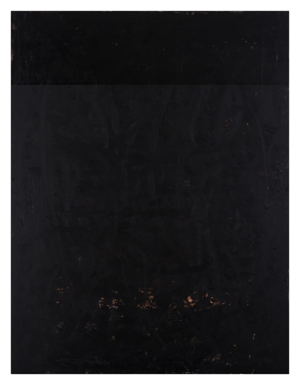 Kingsley Gunatillake Ethereal Shadow IV, 2024 Acrylic and Copper Leaf on Canvas 198 x 153 cm 78 x 60 1/4 in