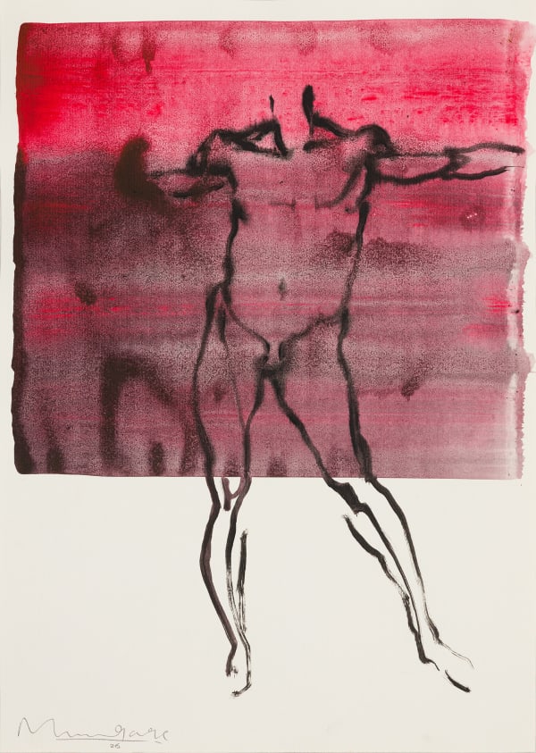 Manaram Gamage Figure 60, 2025 Acrylic on Canvas 42 x 30 cm 16 1/2 x 11 3/4 in