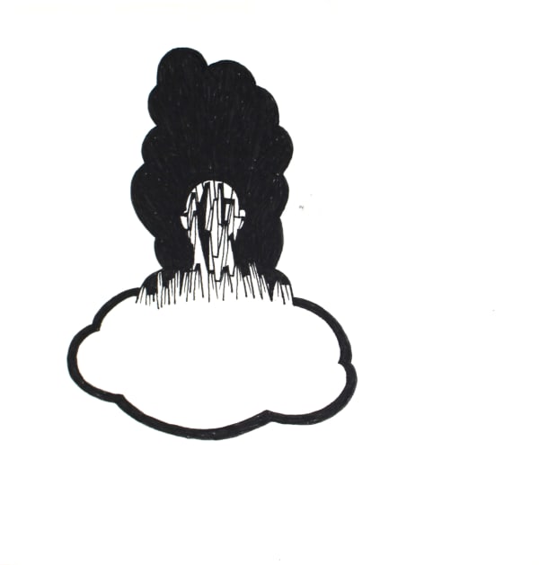 Arjuna Gunarathne Day to Day 32, 2008 Pen on Paper 14cm x 14cm 5 1/2 x 5 1/2 in