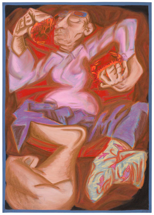 Mayun Kaluthanthri Uniform #13, 2024 Gouache and Pastels on Paper 84 x 60 cm 33 1/8 x 23 5/8 in