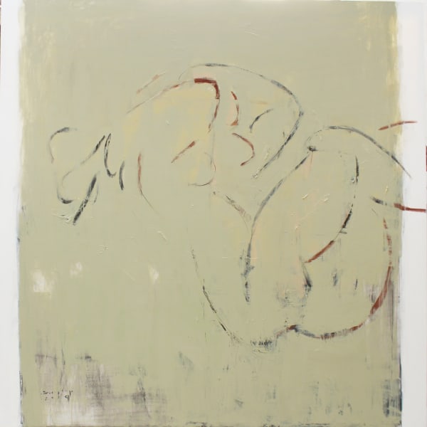 Kingsley Gunatillake Yen 02, 2020 Acrylic on Canvas 196 x 196 cm 77 1/8 x 77 1/8 in