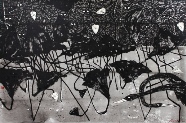 Nuwan Nalaka Sansāra 10, 2020 Watercolour on Fabriano Paper 75 x 105 cm 29 1/2 x 41 3/8 in